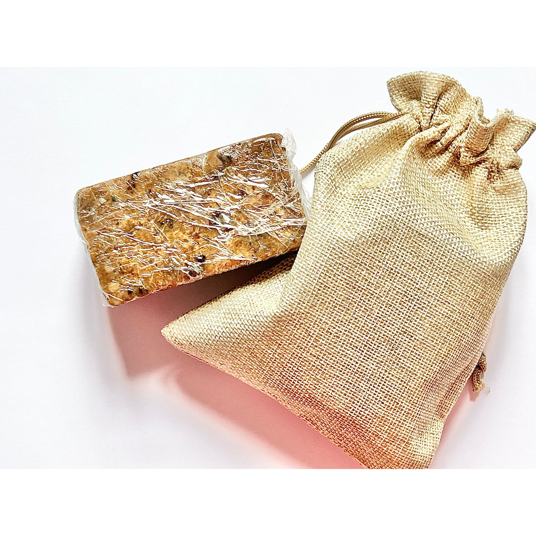 Organic African Black Soap Bar (made in Ghana)